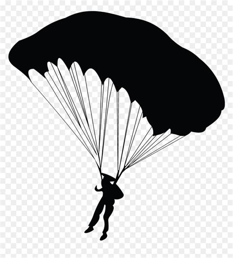 Png Parachute Illustration Parachute Silhouette Png Transparent Png