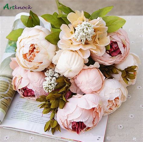 Looking for a good deal on fake flowers? Cheap Artificial Peony Silk Fake Flowers Decorative Party ...