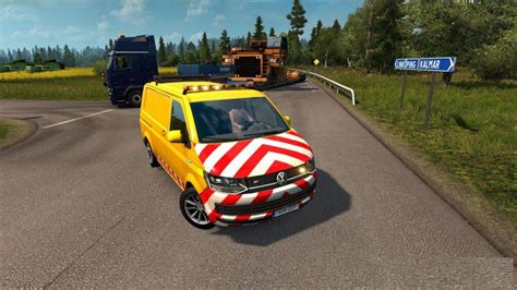 Escort Cars In The Road V1 0 Mod Euro Truck Simulator 2 Mods American Truck Simulator Mods