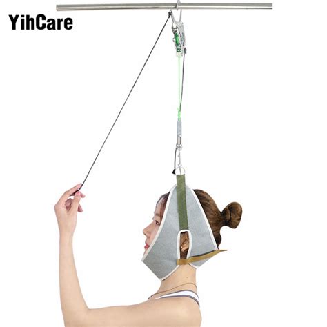 Yihcare Hook Type Cervical Traction Neck Massager Device Chiropractic Stretching Cervical