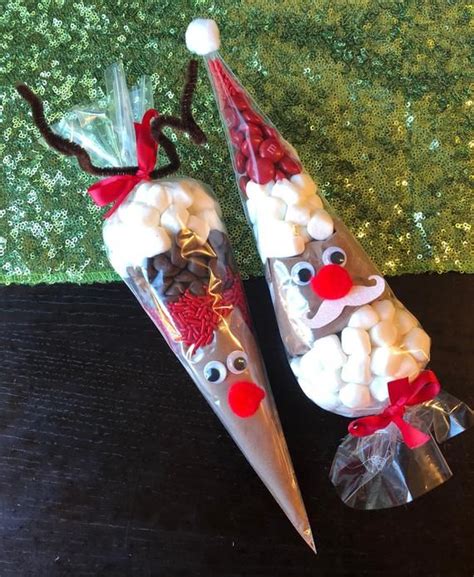 Santa Hot Cocoa Cones Are The Perfect Stocking Stuffer Or Holiday T