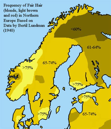 Blonde Hair In Scandinavians Anthroscape