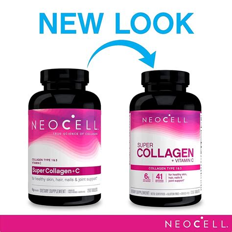 Neocell Super Collagen With Vitamin C 250 Collagen Pills 1 Collagen
