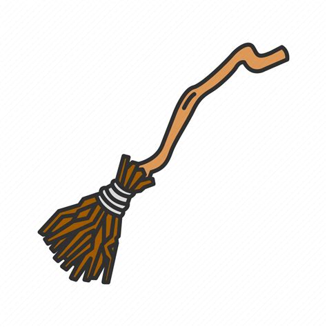 Black Magic Broomstick Witch Witchs Broom Icon Download On Iconfinder