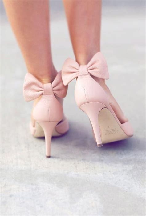 Love These Adorable Light Pink Heels With A Bow Detail Heels Bow