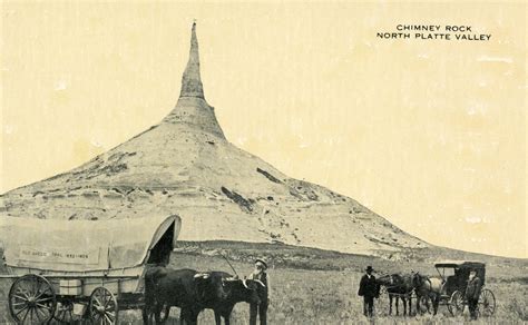 Army to protect travelers on the trails. Chimney Rock - Scotts Bluff National Monument (U.S ...