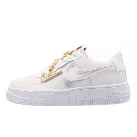 Take your chance to buy the nike wmns air force 1 pixel in the colorway white/white/black/sail, to upgrade your sneakers collection to the. Air Force 1 Low Pixel Grey Gold Chain - DC1160-100 | Limited