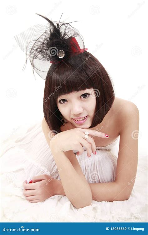 Beautiful Asian Girl Stock Image Image Of Beauty Carefree 13085569