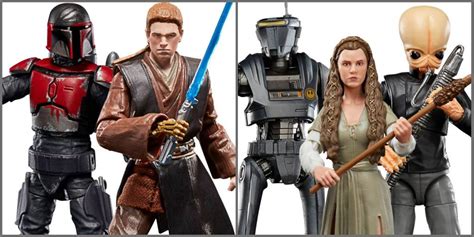 New Wave Of Star Wars Vintage Collection The Black Series Figures Open