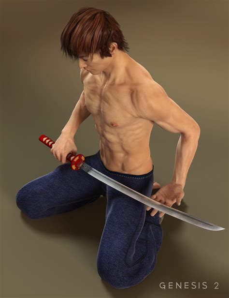 lee 6 sword poses daz 3d