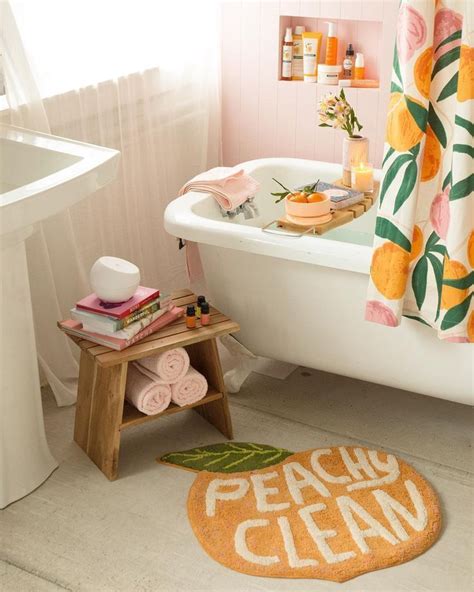 Peach Bathroom Bathroom Themes Pink Walls Home Decor