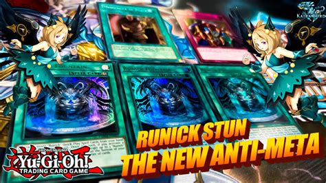 Yu Gi Oh THE NEW ANTI META RUNICK STUN 2023 DECK PROFILE YouTube