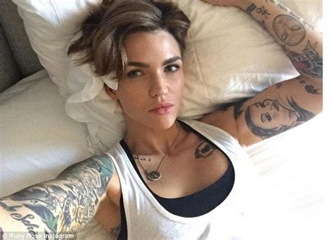 Ruby Rose Looks Flawless In Barefaced Instagram Shots Ruby Rose
