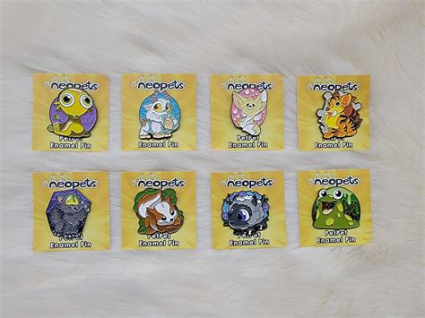 Neopets Petpet Soft Enamel Pins V2 Officially Licensed Geekify Inc