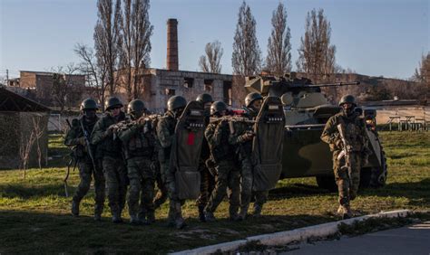 Russian Forces Take Over One Of The Last Ukrainian Bases In Crimea