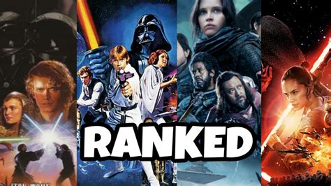 Every Star Wars Movie RANKED YouTube