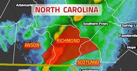 GeoFact of the Day 10/31/2019 North Carolina Tornado Warning 7