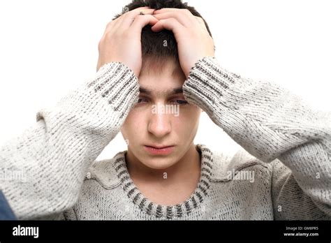 Sad Young Man Stock Photo Alamy