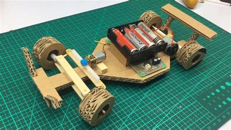 How To Make A F1 Rc Car From Cardboard Remote Control Car Cardboard