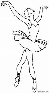 Coloring Ballet Printable Dancer Dance Drawing Positions Cool2bkids Ballerina Getdrawings Visit sketch template