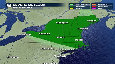 Marginal Risk For Severe Storms In New England Weathernation