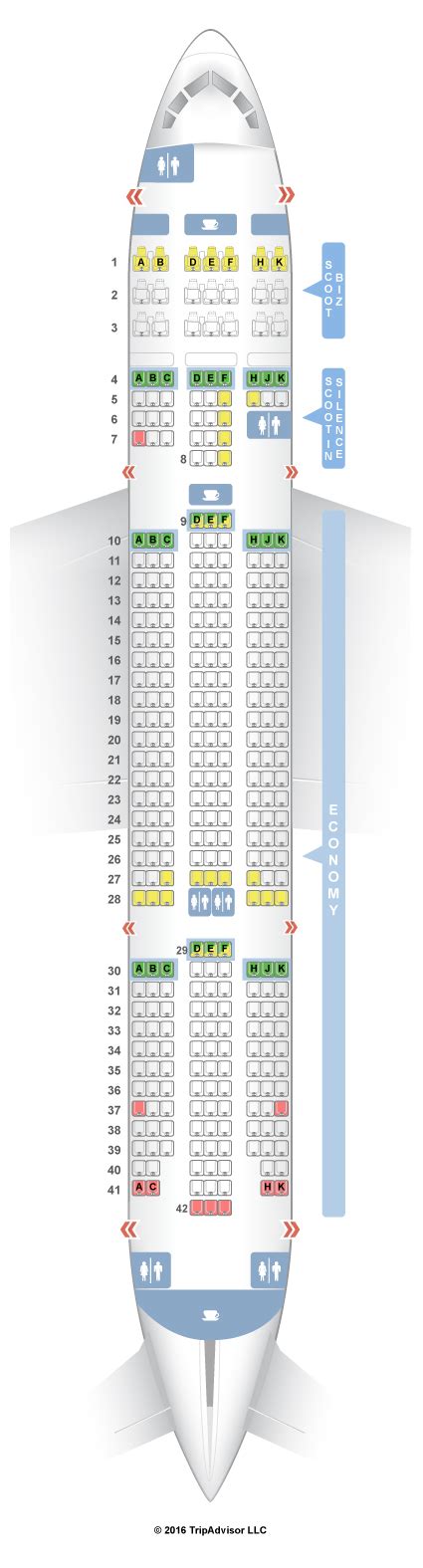 Boeing 787 8 Dreamliner Seat Map Lot