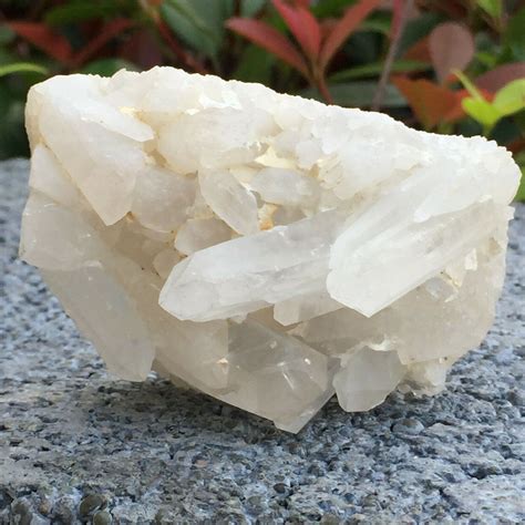 2021 Natural Clear White Quartz Crystal Cluster Specimen Energy Zh1319
