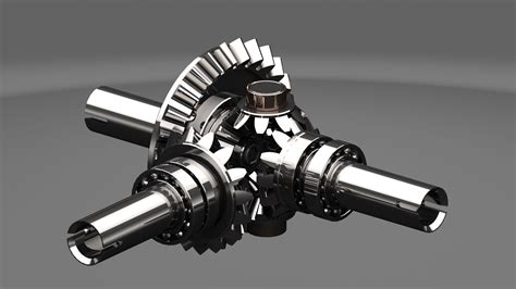 Differential Gear Box 3d Model Ige Igs Iges