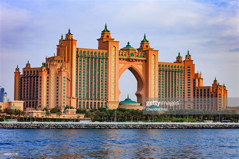 Dubai Uae The Iconic Atlantis The Palm Hotel Located On The Outer