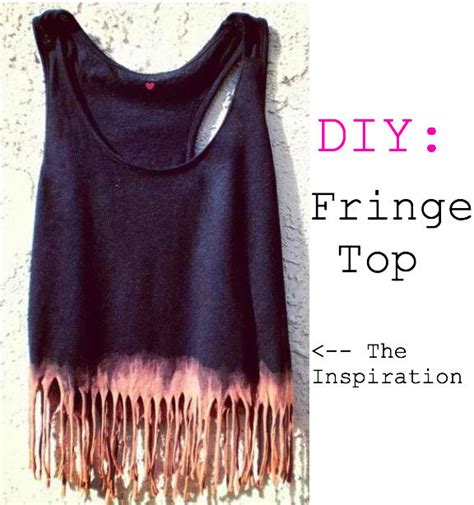 Diy Projects To Try Make Your Own Fringe T Shirt Pretty