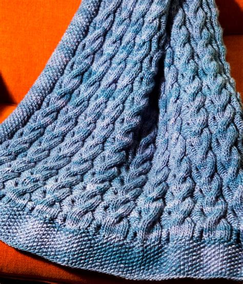 Cable Knit Baby Blanket Patterns A Knitting Blog