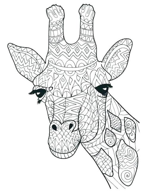 Cute Giraffe Coloring Pages (PDF Printable) - Free Coloring Sheets