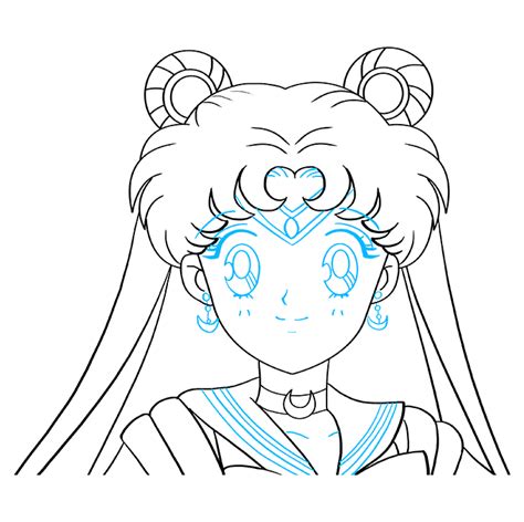 How To Draw Sailor Moon Really Easy Drawing Tutorial Moon Sketches