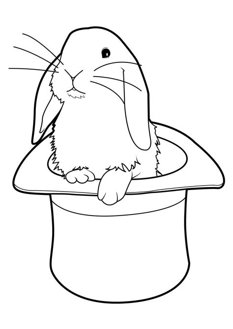 Exclusivement, un jugement synonyme fonctionnant d'une. Coloriage Lapin 2 - Coloriage Lapins - Coloriages Animaux