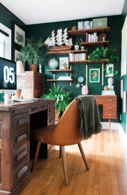 Trendy Home Office Green Paint Colors Decor Ideas Home Decor