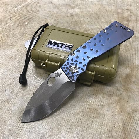 You have reached the end of this stream. Medford TFF-1 S35VN 4" Tumbled Blade Blue Falling Leaf ...