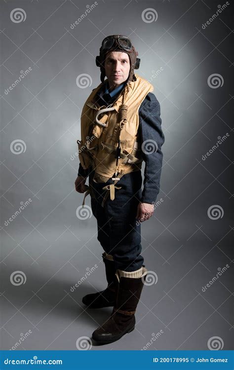 Uniform Of Ww2 Raf Bomber Pilot Air Crew Member Stock Image Image