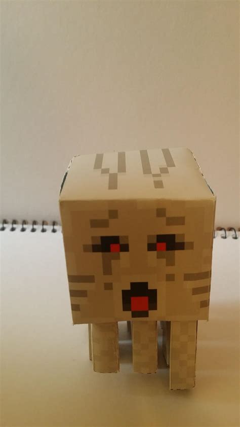 I Made A Minecraft Ghast Out Of Paper Minecraft