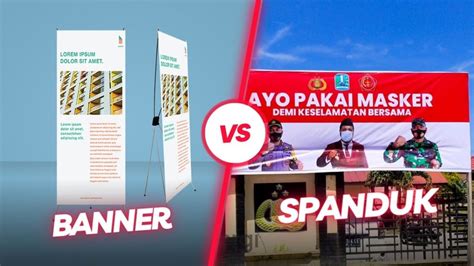Perbedaan Banner dan Spanduk, Emang Ada Bedanya Yah?