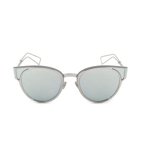 Christian Dior Womens Sunglasses Silver Mirror Womens