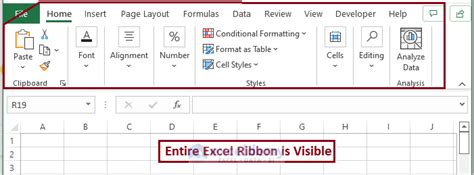 How To Pin The Ribbon In Excel 4 Simple Methods Exceldemy