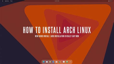 How To Install Arch Linux New Guided Installation