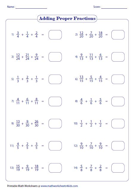 Adding mixed numbers and fractions (like denominators) below are six versions of our grade 5 math worksheet on adding mixed numbers to fractions; Adding Fractions Worksheets