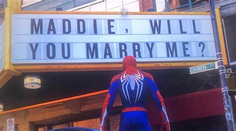 propuesta de matrimonio en el videojuego de spider man termina con triste desenlace rpp noticias
