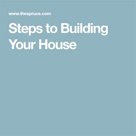 Building Your Own Home A Step By Step Guide Build Your Own House