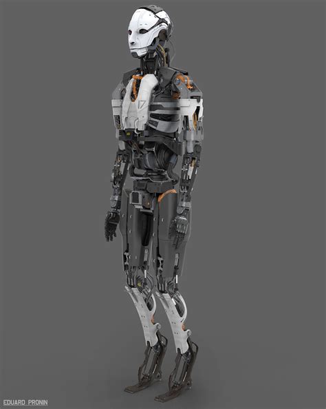 Human Robot Design Eduard Pronin Human Robot Robots Concept Robot