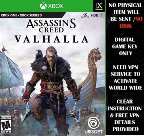 Assassin S Creed Valhalla Xbox One XIS Key Argentina Re VPN Global