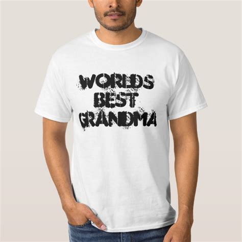 worlds best grandma t shirt zazzle