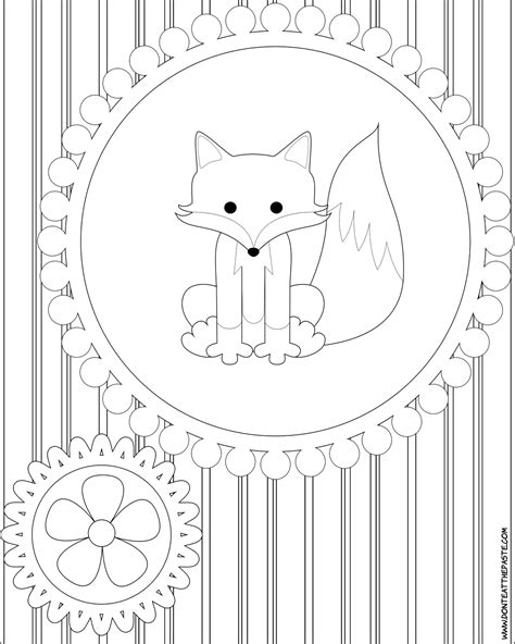 View Cute Printable Fox Coloring Pages Images Colorist
