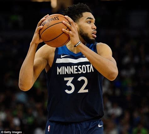 Nba Player Karl Anthony Towns In Espn S The Body Issue Daily Mail Online